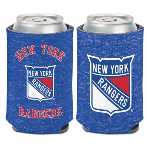 New York Rangers 12 oz Heather Blue Can Cooler Holder