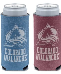 Colorado Avalanche 12 oz Heather Slim Can Cooler Holder