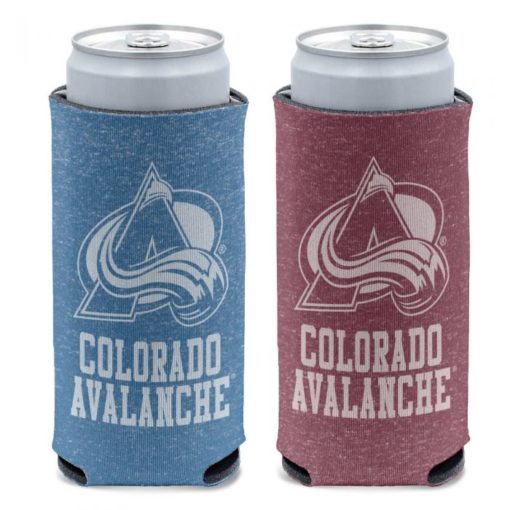 Colorado Avalanche 12 oz Heather Slim Can Cooler Holder