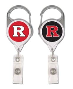 Rutgers Scarlet Knights Badge Holder Premium Retractable