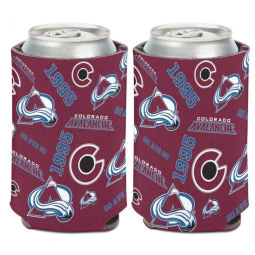 Colorado Avalanche 12 oz Scatter Can Cooler Holder