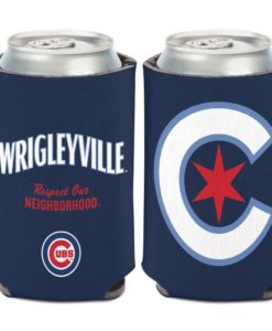 Chicago Cubs 12 oz Blue City Can Cooler Holder