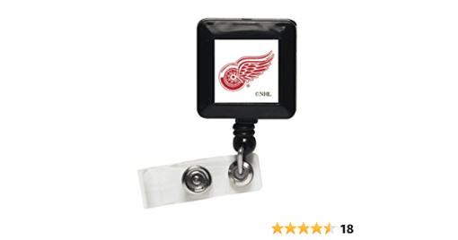 Detroit Red Wings NHL Retractable Badge Holder