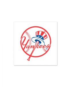 New York Yankees 4 Pack Cooperstown Tattoos