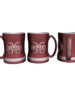 Mississippi State Bulldogs 14 oz Sculpted Relief Coffee Mug