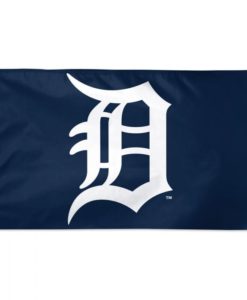 Detroit Tigers 3' x 5' Navy White Team Flag