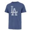 Los Angeles Dodgers Men's 47 Brand Cadet Blue Franklin T-Shirt Tee