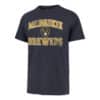 Milwaukee Brewers Men's 47 Brand Atlas Blue Franklin T-Shirt Tee