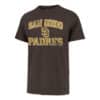 San Diego Padres Men's 47 Brand Espresso Arch Franklin T-Shirt Tee