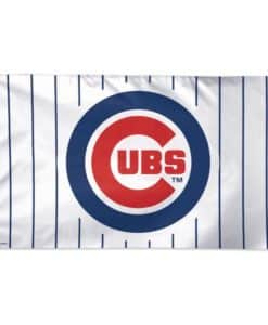 Chicago Cubs Pinstripe 3'x5' Deluxe Flag