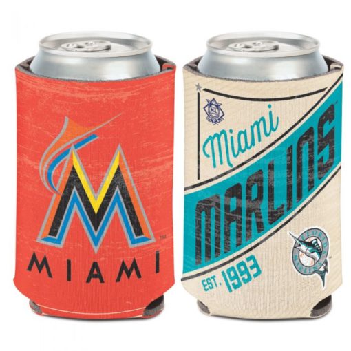 Miami Marlins 12 oz Orange Cooperstown Can Cooler Holder