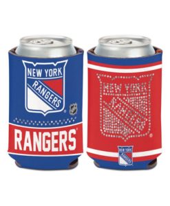 New York Rangers 12 oz Bling Can Cooler Holder