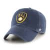 Milwaukee Brewers 47 Brand Navy Clean Up Adjustable Hat
