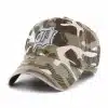 Detroit Tigers 47 Brand Tarpoon Faded Camo Clean Up Adjustable Hat