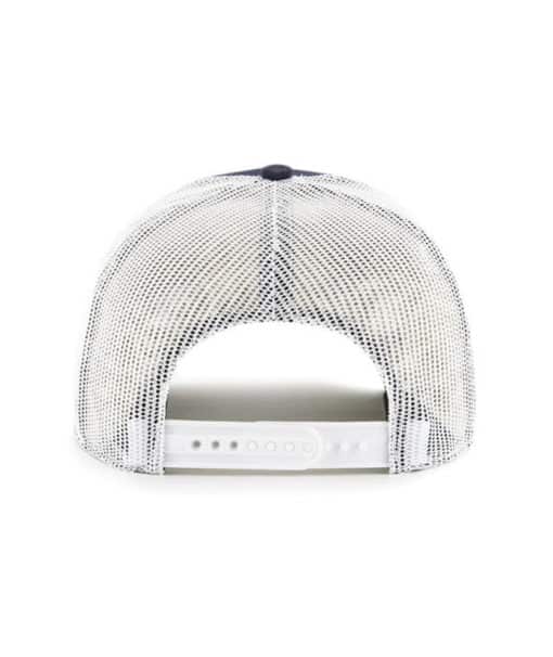 Milwaukee Brewers 47 Brand Navy Trucker White Mesh Snapback Hat - Image 2