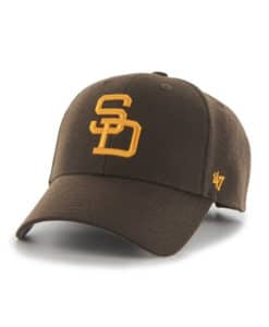San Diego Padres 47 Brand Cooperstown Brown MVP Adjustable Hat