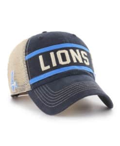 Detroit Lions 47 Brand Vintage Black Juncture Mesh Snapback Hat