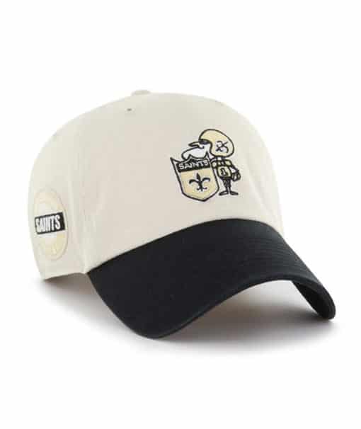 New Orleans Saints 47 Brand Legacy Bone Clean Up Adjustable Hat