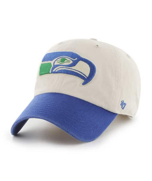 Seattle Seahawks 47 Brand Legacy Bone Clean Up Adjustable Hat - Image 3