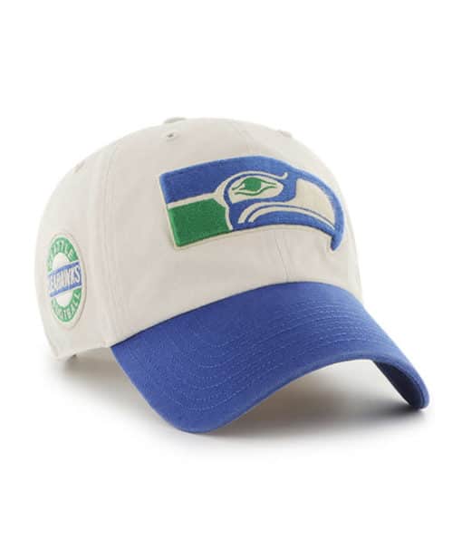 Seattle Seahawks 47 Brand Legacy Bone Clean Up Adjustable Hat