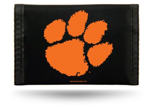 Clemson Tigers Nylon Trifold Wallet