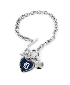 Detroit Tigers Charm Sport Love Chain Bracelet