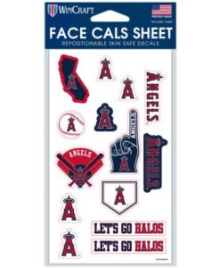 Los Angeles Angels Face Cals Temporary Tattoos