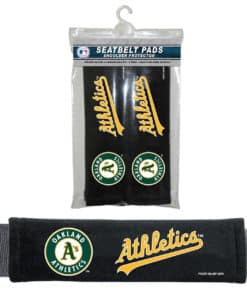 Oakland Athletics Velour Seat Belt Pads