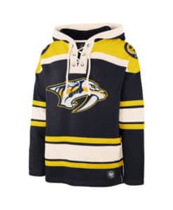 Nashville Predators Men's 47 Brand Navy Pullover Jersey Hoodie