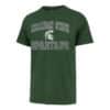 Michigan State Spartans Men's 47 Brand Elm Green Arch Franklin T-Shirt Tee