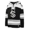 Seattle Kraken Men's 47 Brand Black Pullover Jersey Hoodie