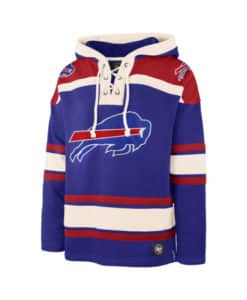 Buffalo Bills Men's 47 Brand Blue Pullover Jersey Hoodie