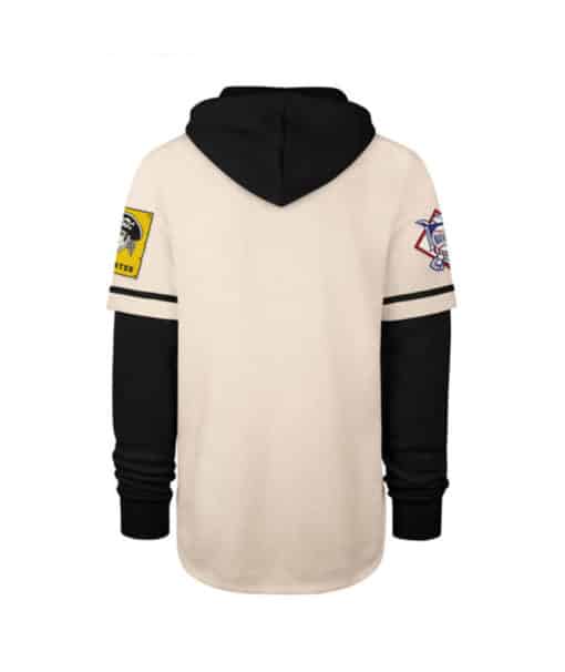 Pittsburgh Pirates Men's 47 Brand Cream Cooperstown Trifecta Shortstop Pullover Hoodie - Image 2
