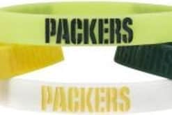 Green Bay Packers Bracelets 4 Pack Silicone