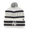 New York Yankees 47 Brand White Bering Cuff Knit Hat