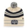 New York Yankees 47 Brand Natural Hone Patch Cuff Knit Hat