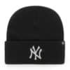 New York Yankees Black Haymaker Metallic Cuff Knit Hat