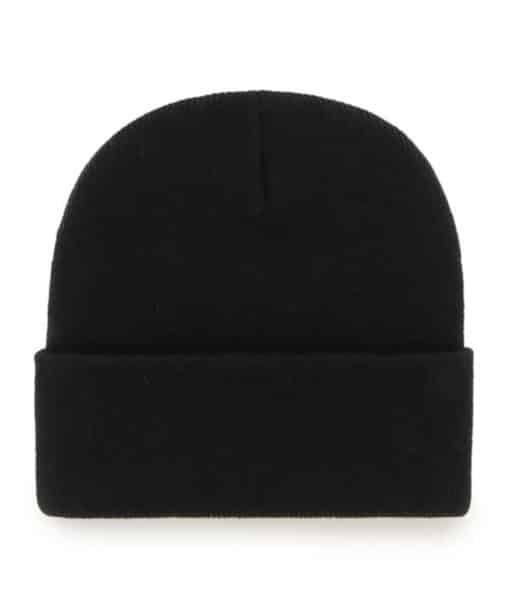 New York Yankees Black Haymaker Metallic Cuff Knit Hat - Image 2