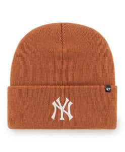 New York Yankees 47 Brand Burnt Orange Cuff Knit Hat