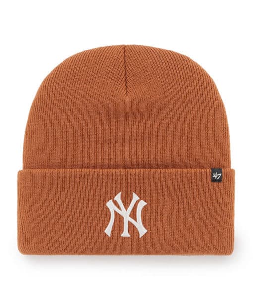 New York Yankees 47 Brand Burnt Orange Cuff Knit Hat
