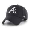 Atlanta Braves 47 Brand Black MVP Adjustable Hat