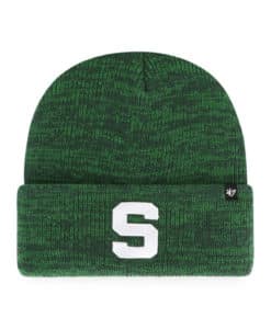 Michigan State Spartans 47 Brand Dark Green Brain Freeze Cuff Knit Hat