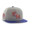 Sam Houston State Bearkats 47 Brand Sure Shot Gray Blue Orange Snapback Hat