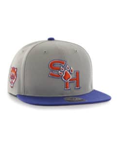 Sam Houston State Bearkats 47 Brand Sure Shot Gray Blue Orange Snapback Hat