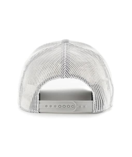 Louisiana State LSU Tigers 47 Brand Gray White Mesh Trucker Snapback Hat - Image 2