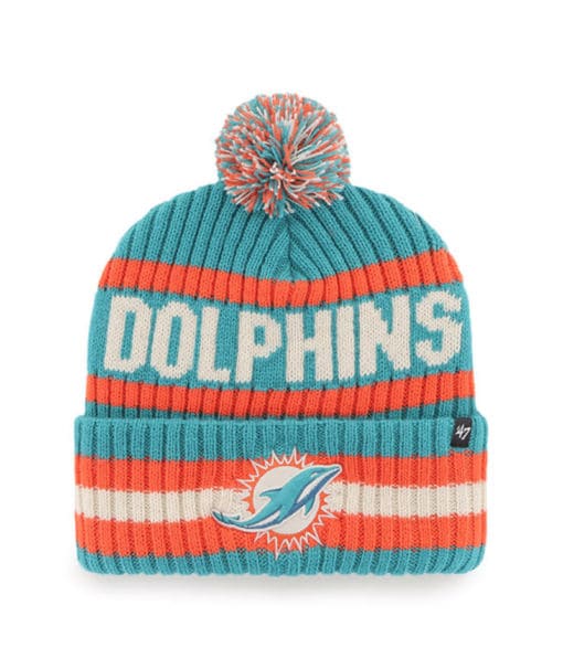 Miami Dolphins 47 Brand Neptune Bering Cuff Knit Hat