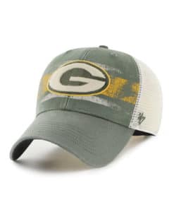 Green Bay Packers 47 Brand Interlude Vintage Green MVP Mesh Snapback Hat