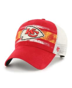 Kansas City Chiefs 47 Brand Interlude Vintage Red MVP Mesh Snapback Hat