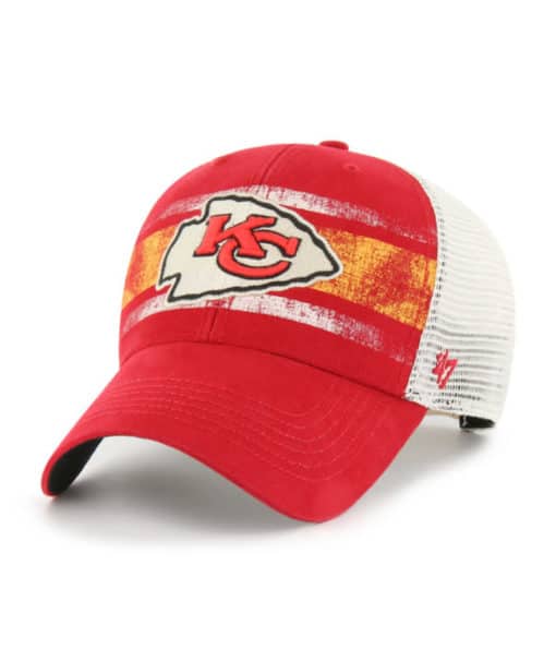 Kansas City Chiefs 47 Brand Interlude Vintage Red MVP Mesh Snapback Hat