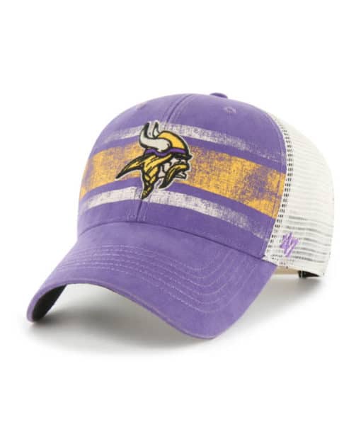 Minnesota Vikings 47 Brand Interlude Vintage Purple MVP Mesh Snapback Hat